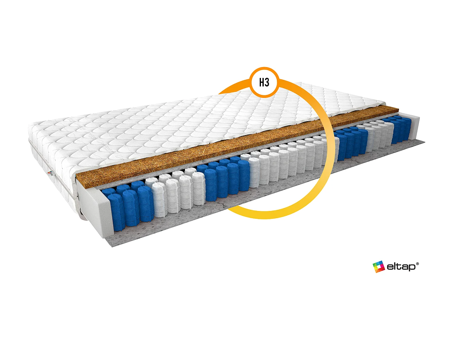 Matelas Kevin/120x200/Blanc