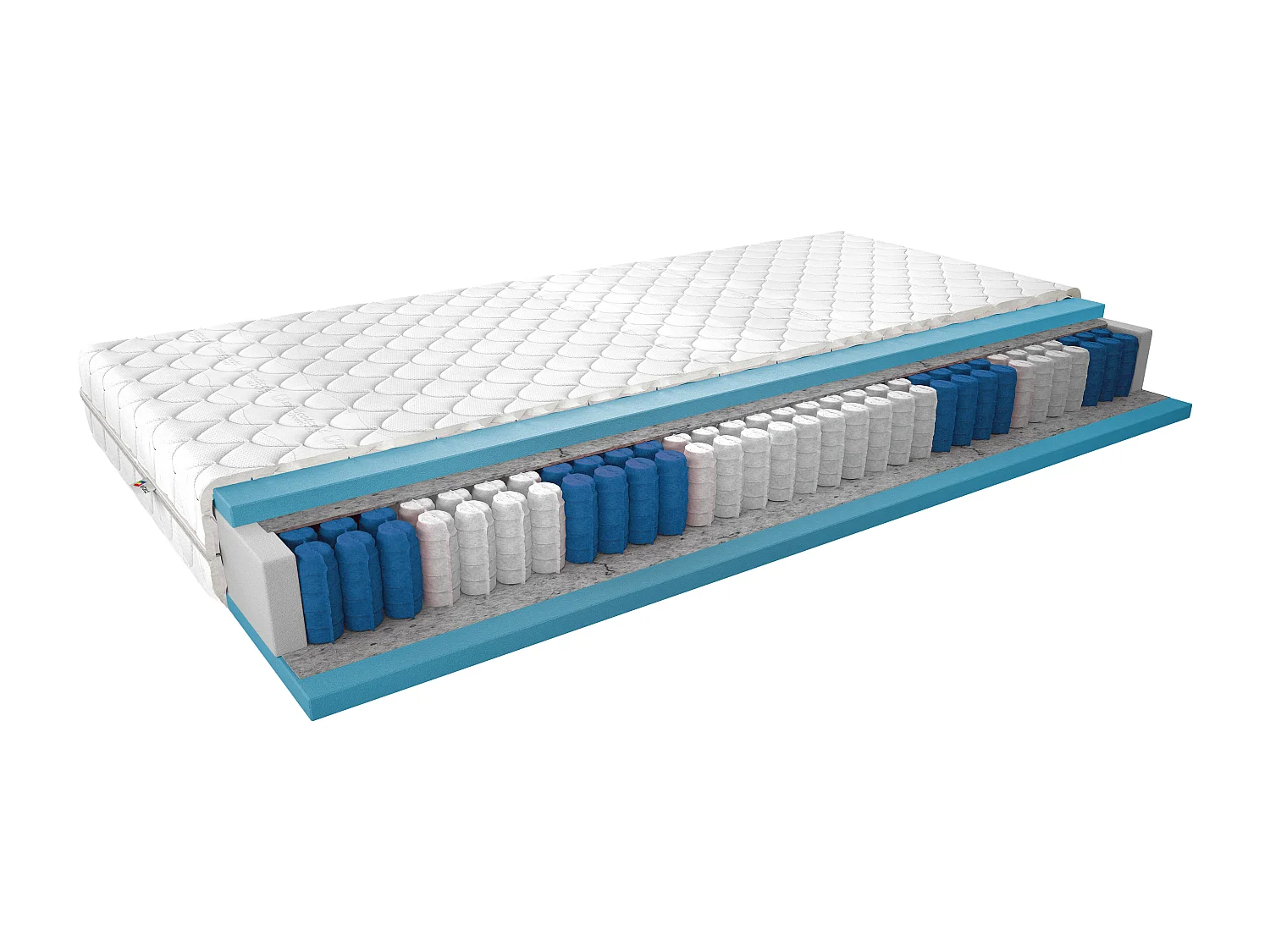 Matelas Digne/180x200/Blanc