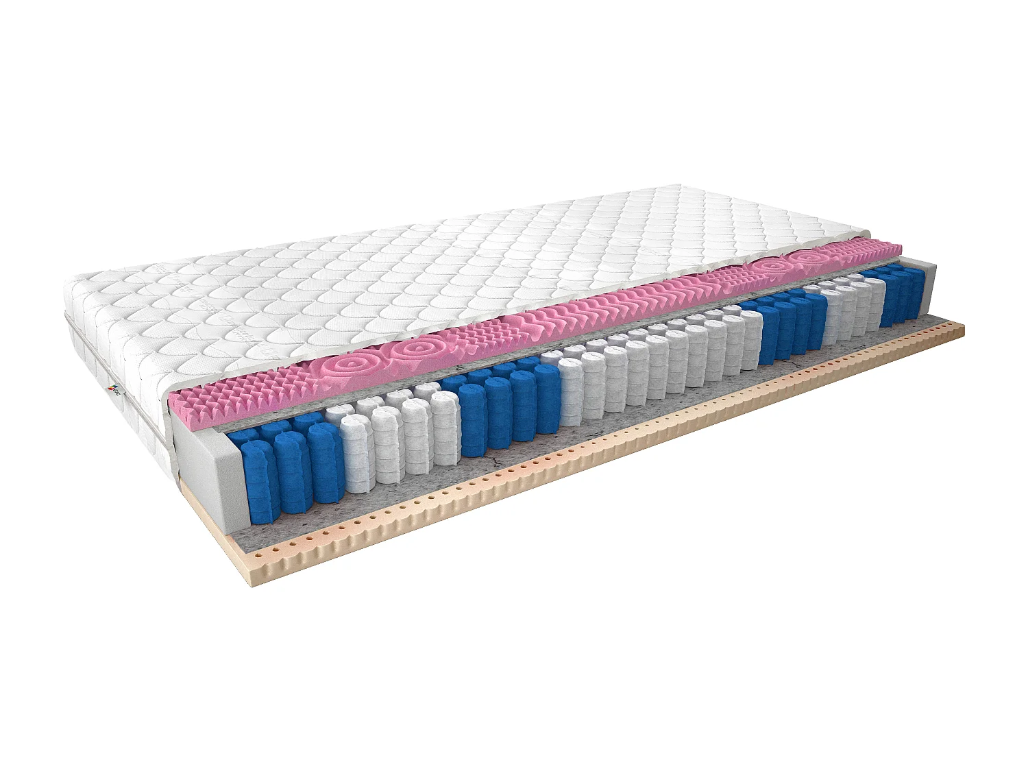 Matelas Eden/90x200/Blanc