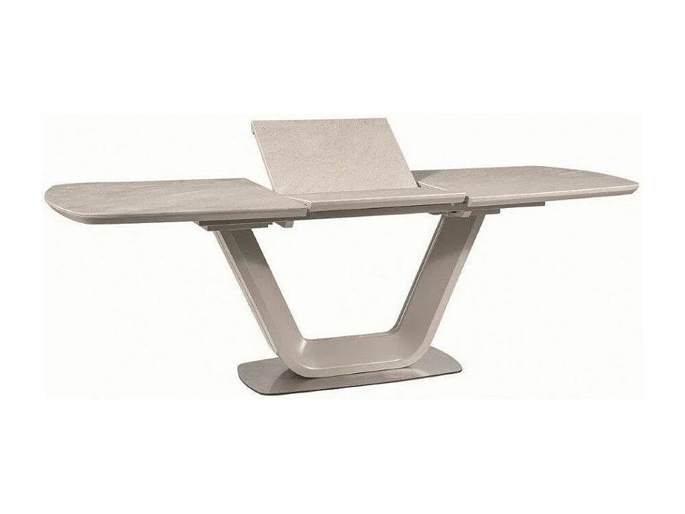 Stół ARMANI CERAMIC 160(220)x90 szary mat rozkładany