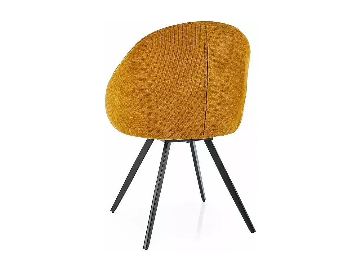 Chaise Vardo/Tissu/Orange