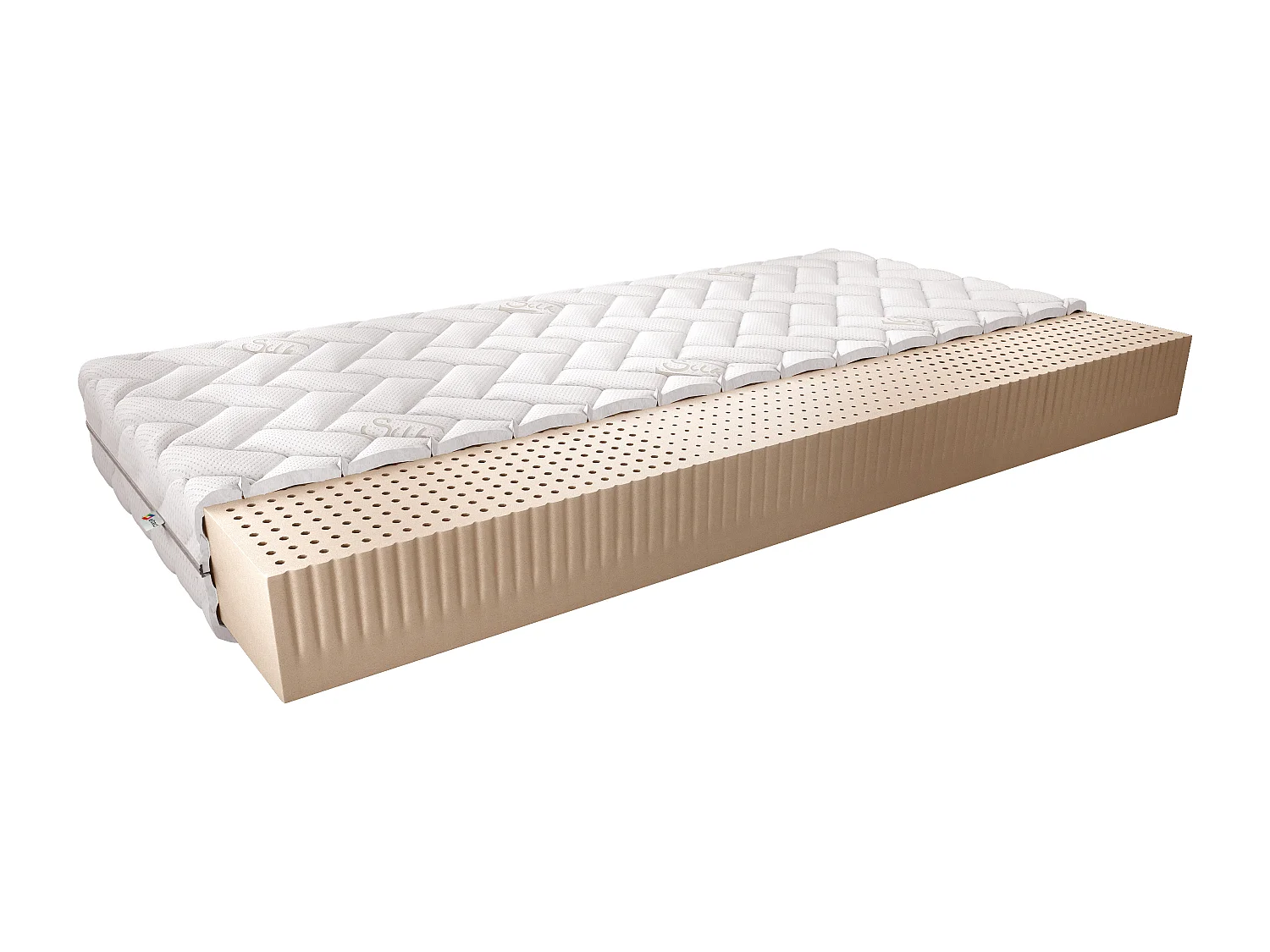 Matelas Aston/140x200/Blanc