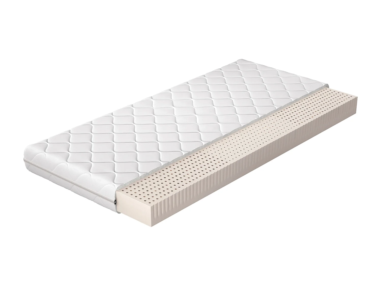 Matelas Aston/200x200/Blanc