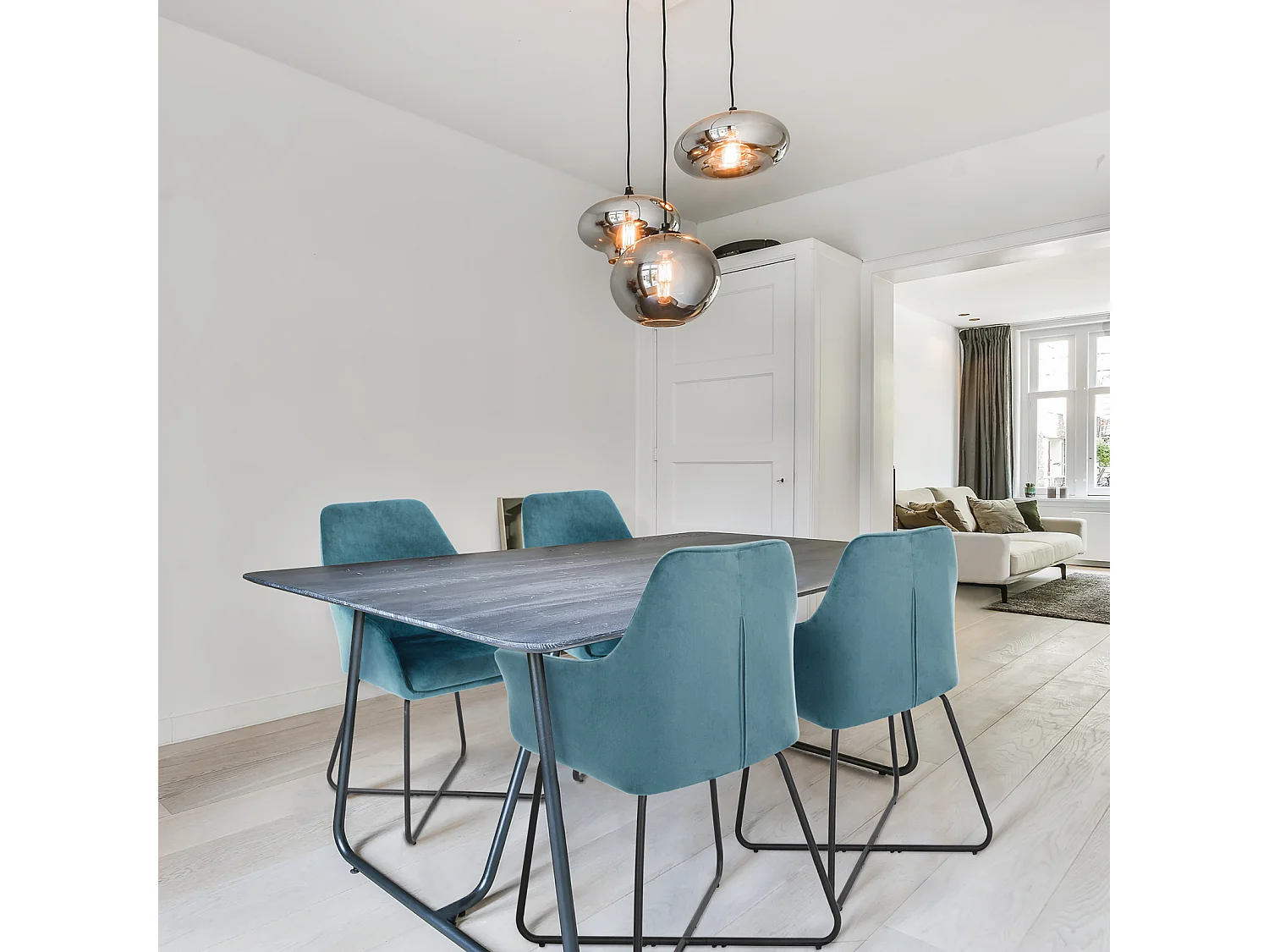 Lot de 2 chaises de salle à manger