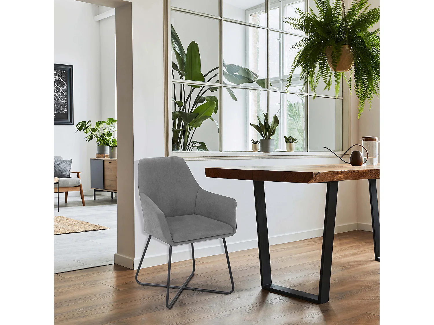 Lot de 2 chaises de salle à manger