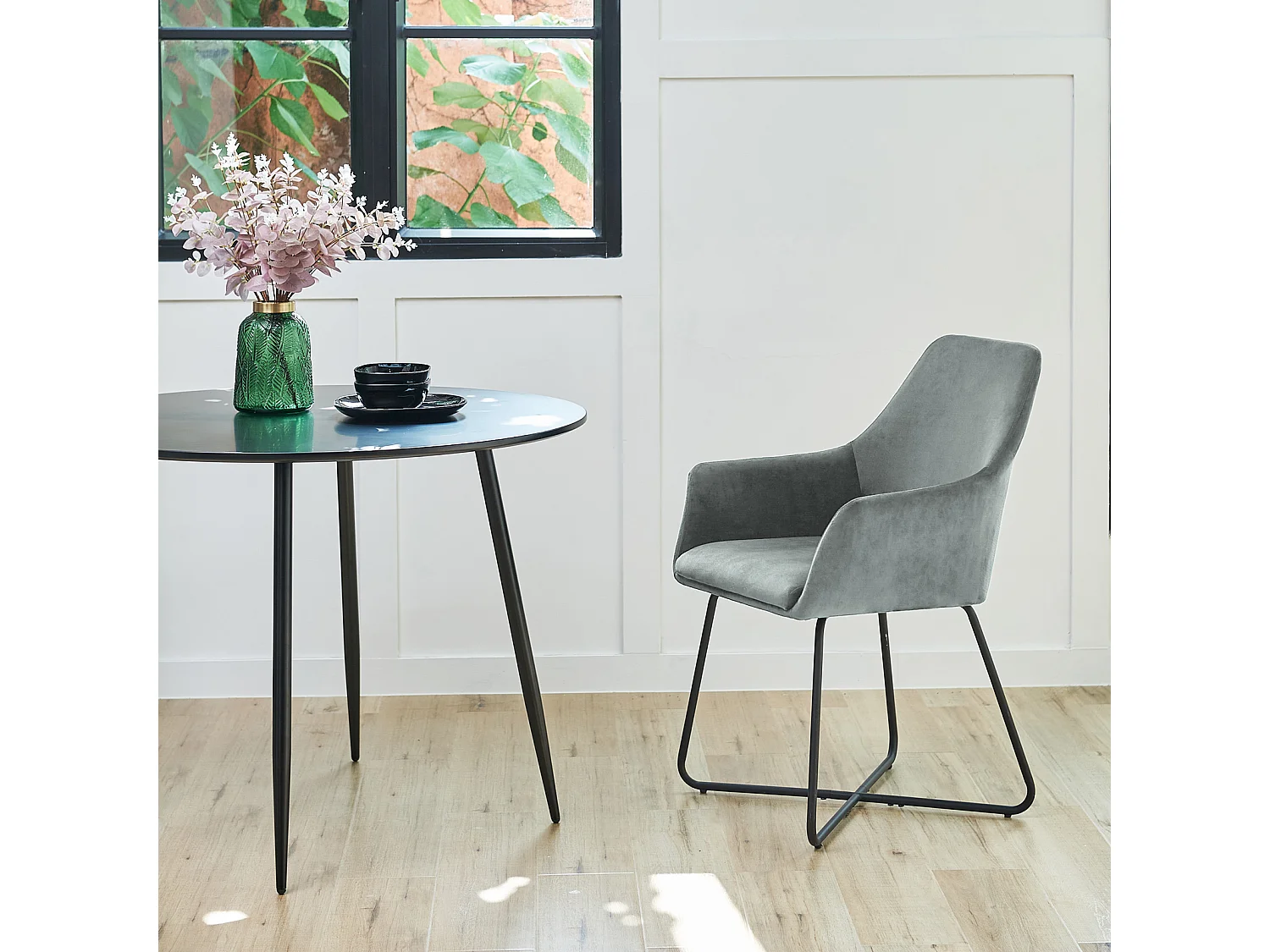 Lot de 2 chaises de salle à manger