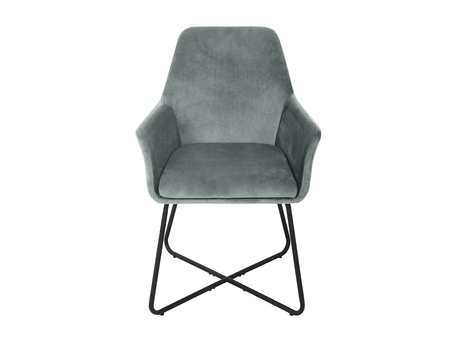 LOUNGESESSEL JOSIE Dining Samt 2er Set Grau