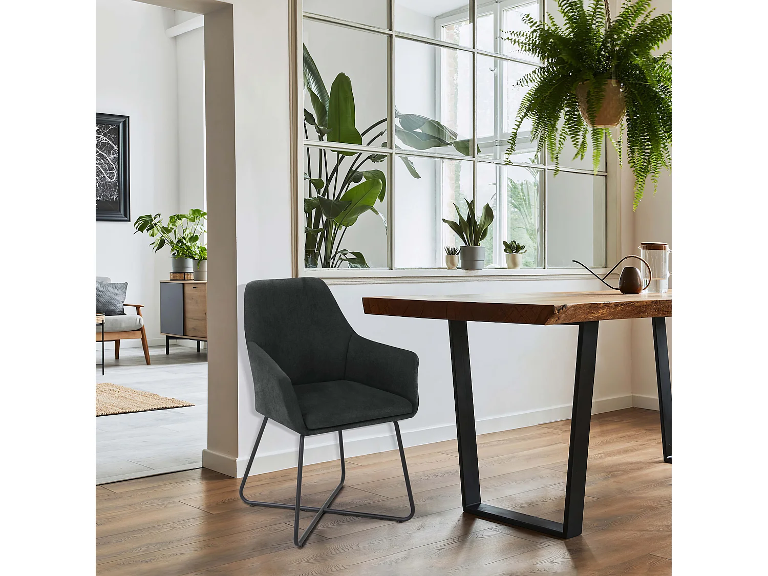 Lot de 2 chaises de salle à manger