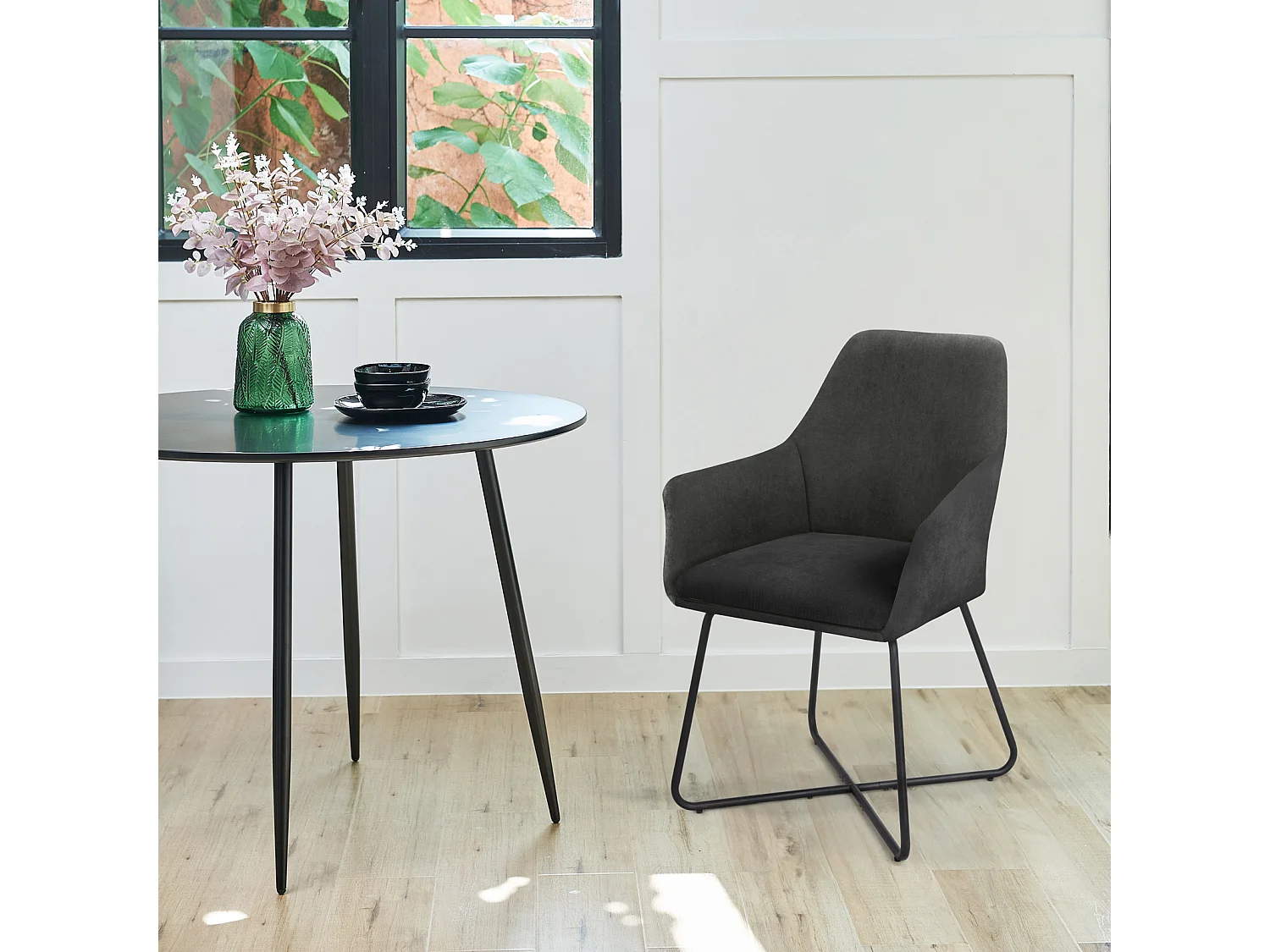 Lot de 2 chaises de salle à manger