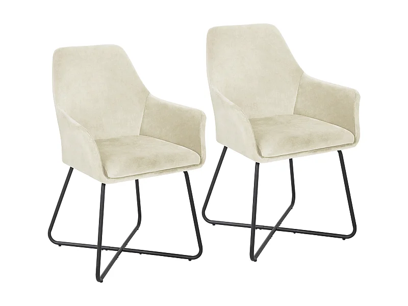 Lot de 2 chaises de salle à manger