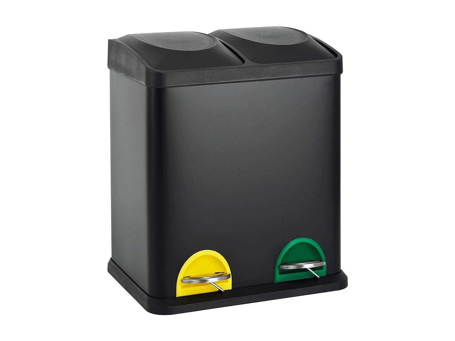 Poubelle 30 litres 2x15 à pédale