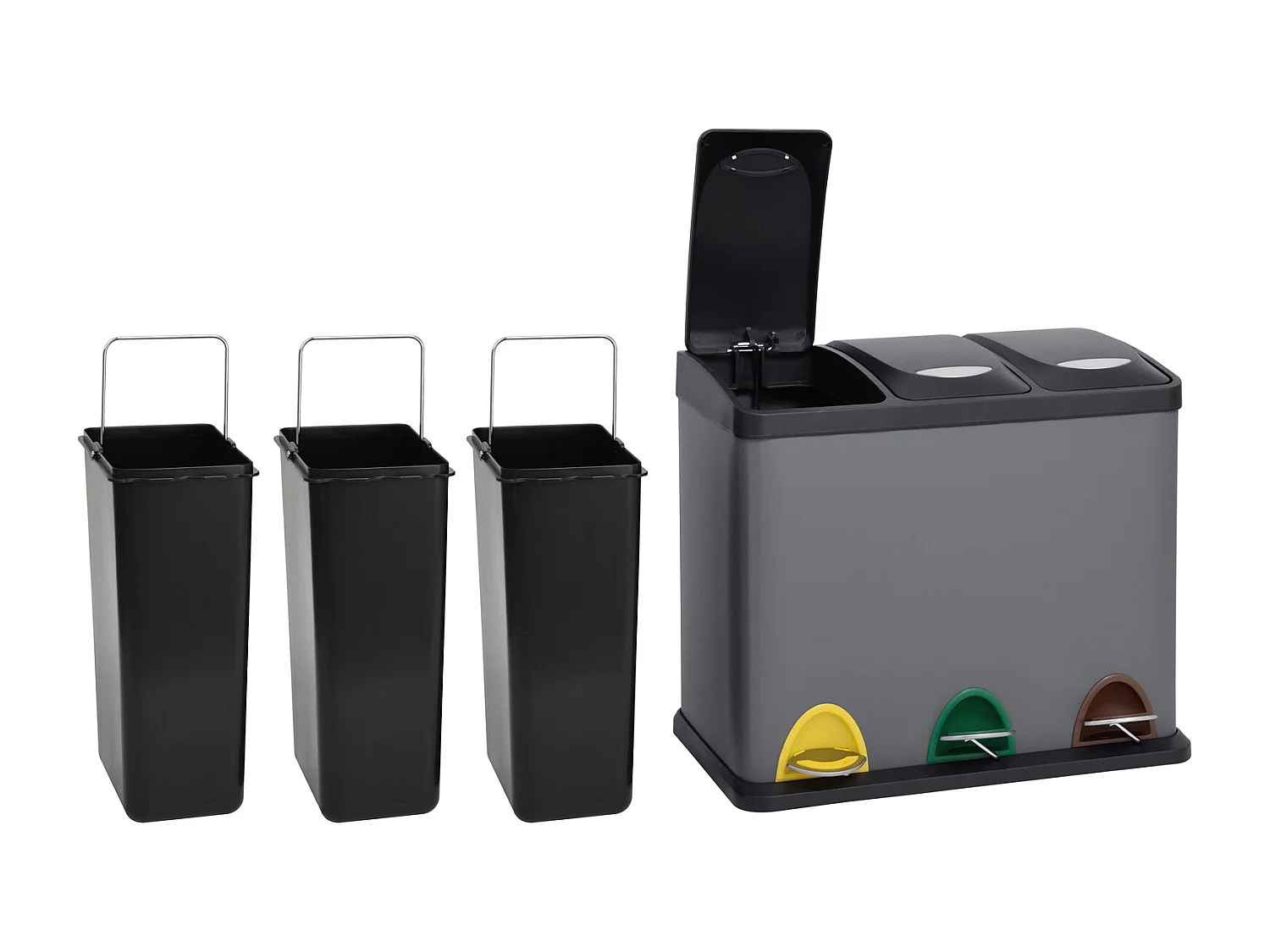 TRETMÜLLEIMER TC3X8 Grau