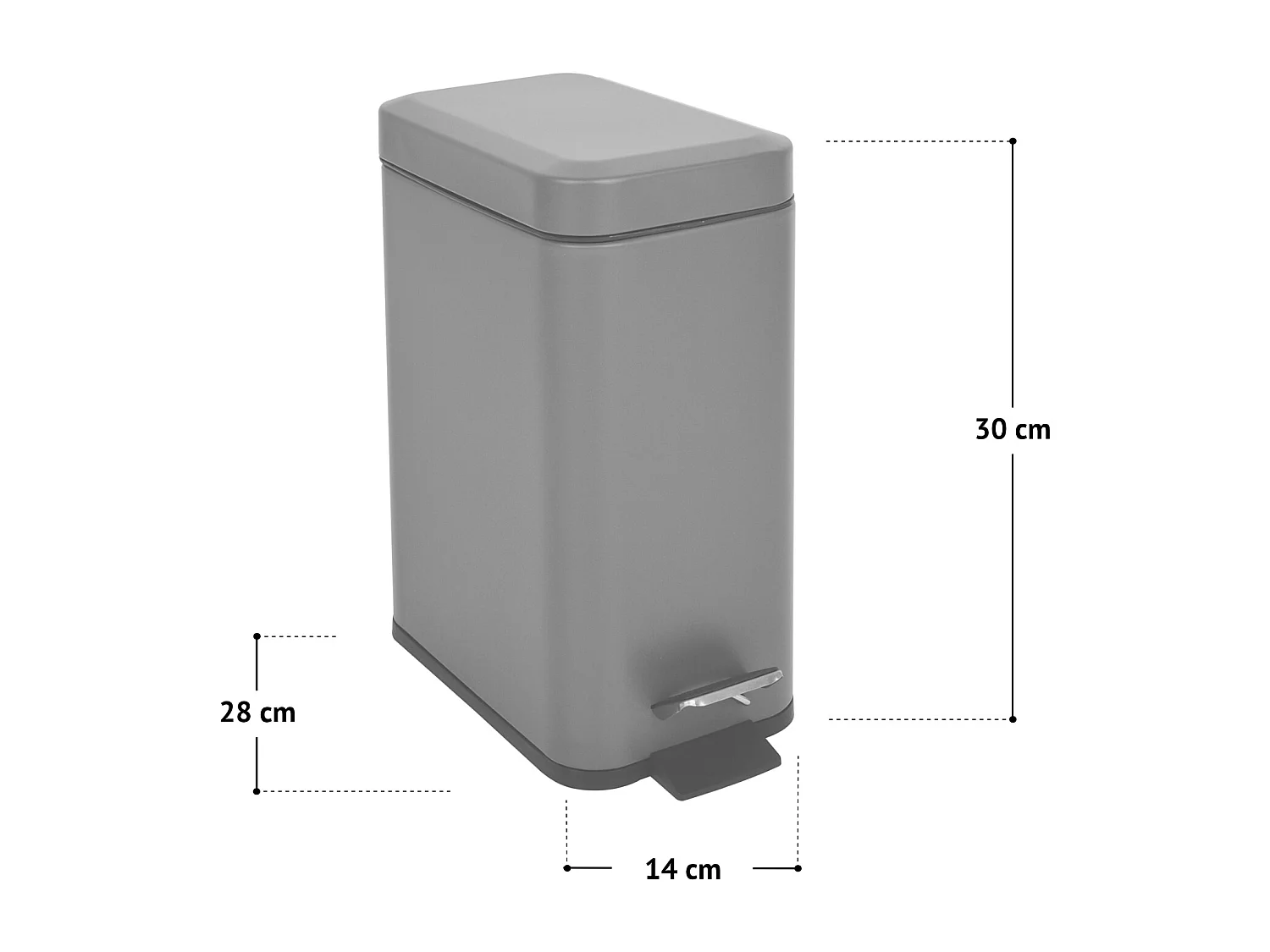 MÜLLEIMER STM5 5L Silber