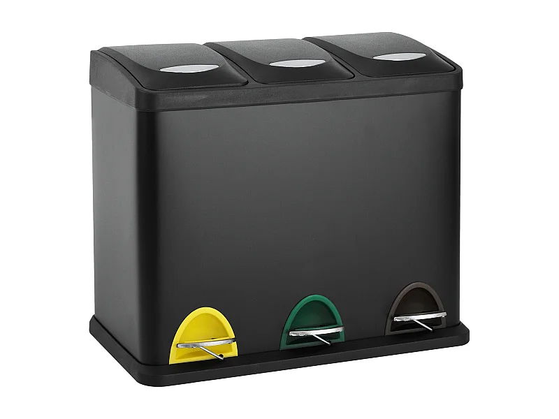 TRETMÜLLEIMER TC3X8 Schwarz