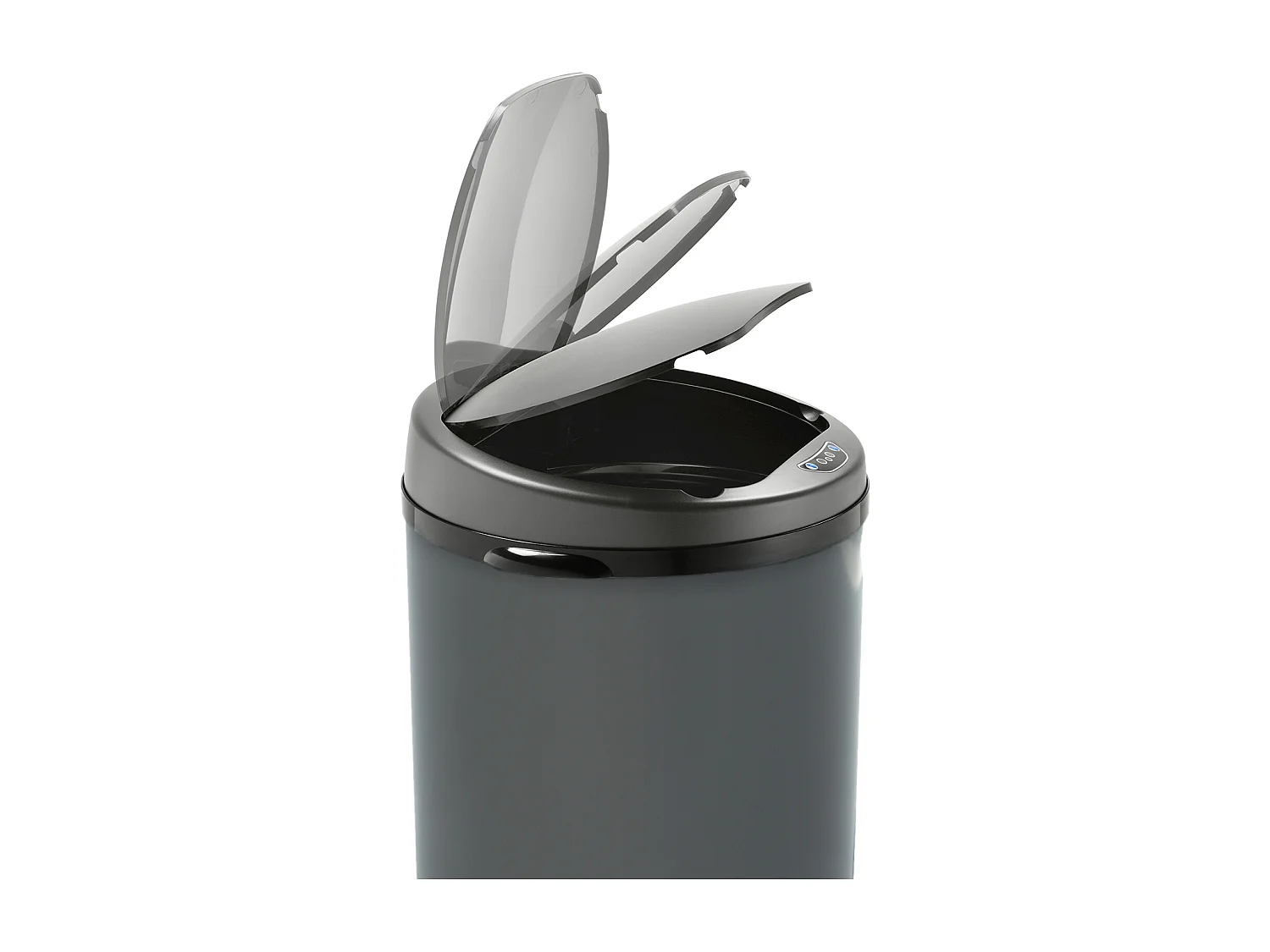 SENSORMÜLLEIMER 50L Grau
