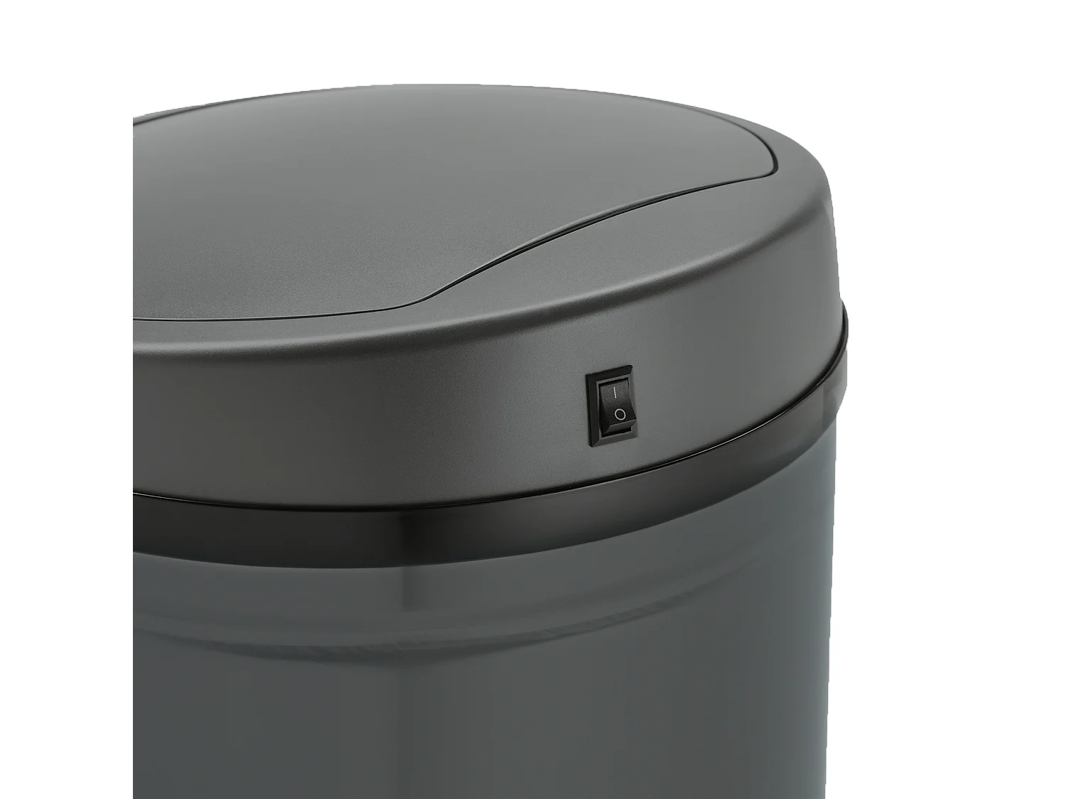 SENSORMÜLLEIMER 50L Grau