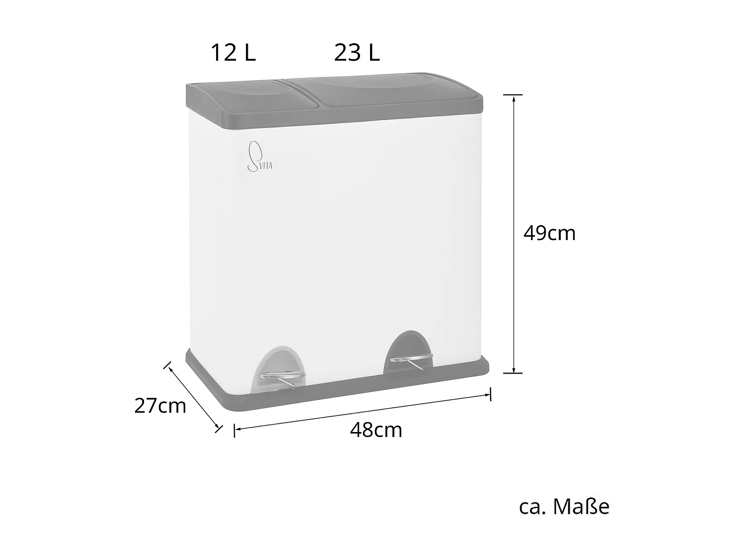 MÜLLEIMER TC2Combo35 Weiß