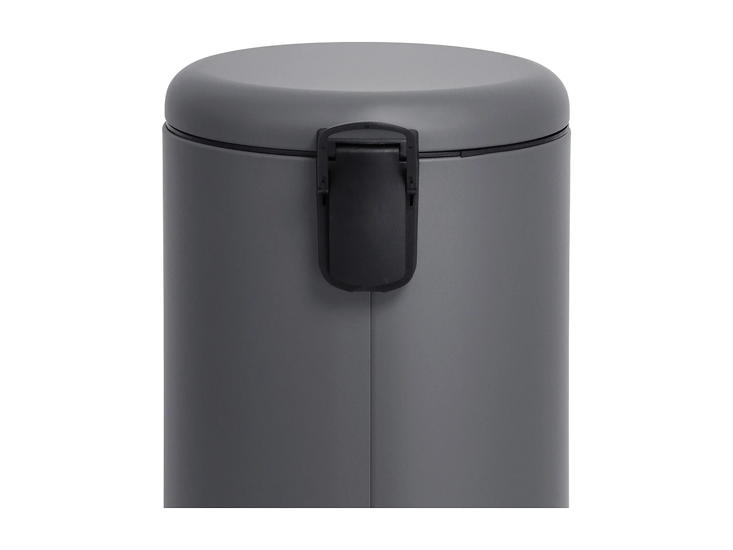 SVITA T30 Poubelle grise 30Litres en inox Poubelle à pédale Poubelle à déchets