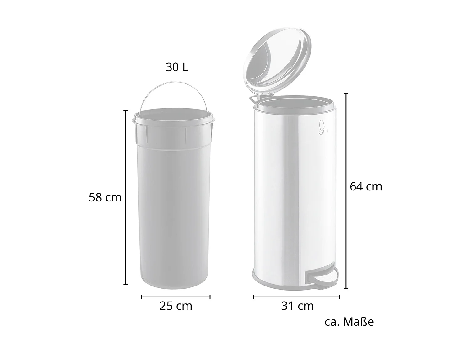 MÜLLEIMER T30 Silber