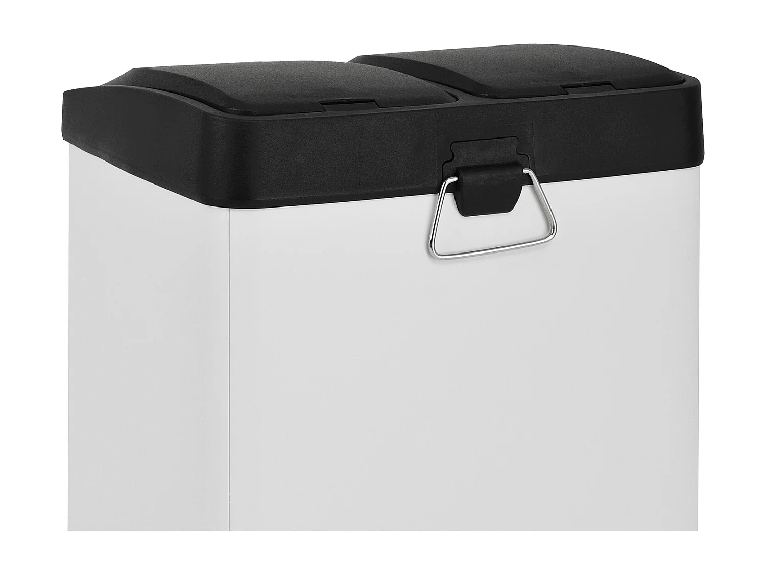 Poubelle de tri 2x8L en inox