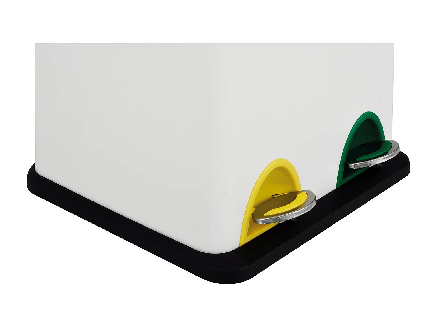 Poubelle de tri 2x8L en inox