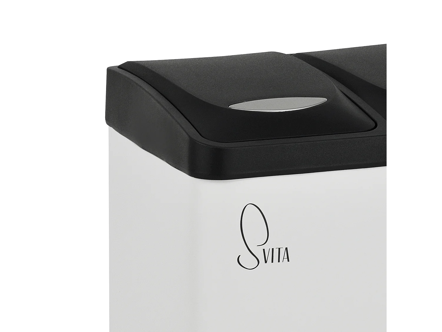 Poubelle de tri 2x8L en inox