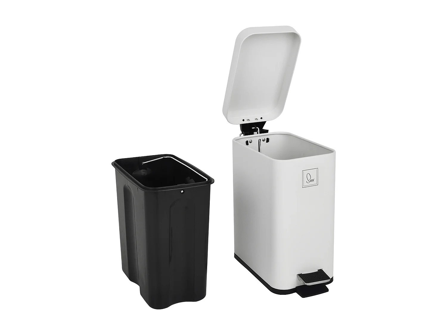 Poubelle à pédale 5l incl. seau intérieur