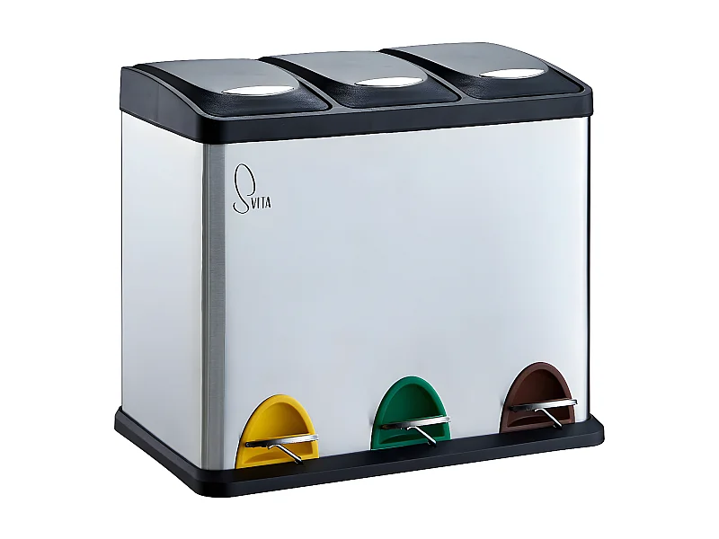 TRETMÜLLEIMER TC3X8 Silber