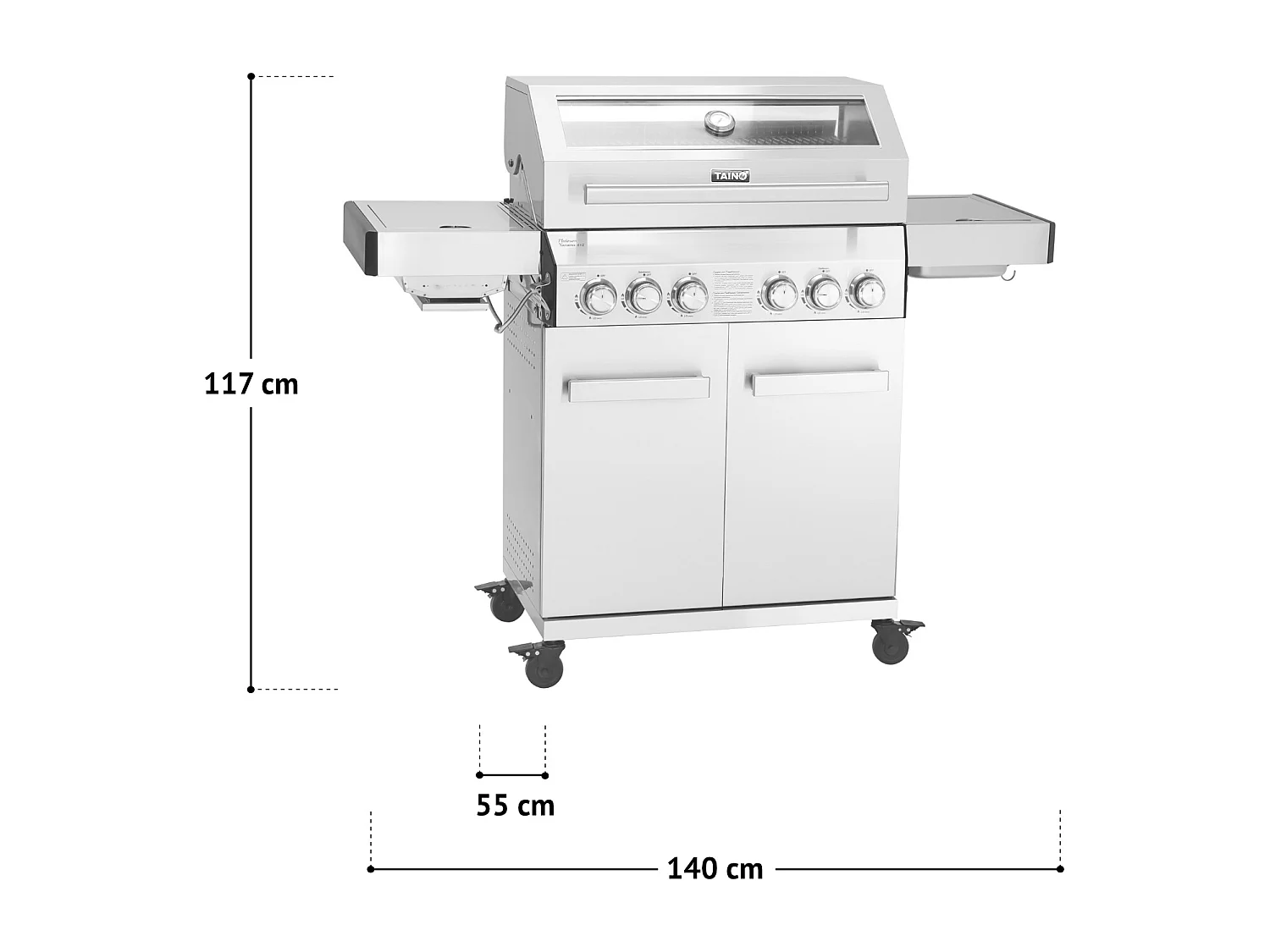 GASGRILL Platinum Yamara 4+2