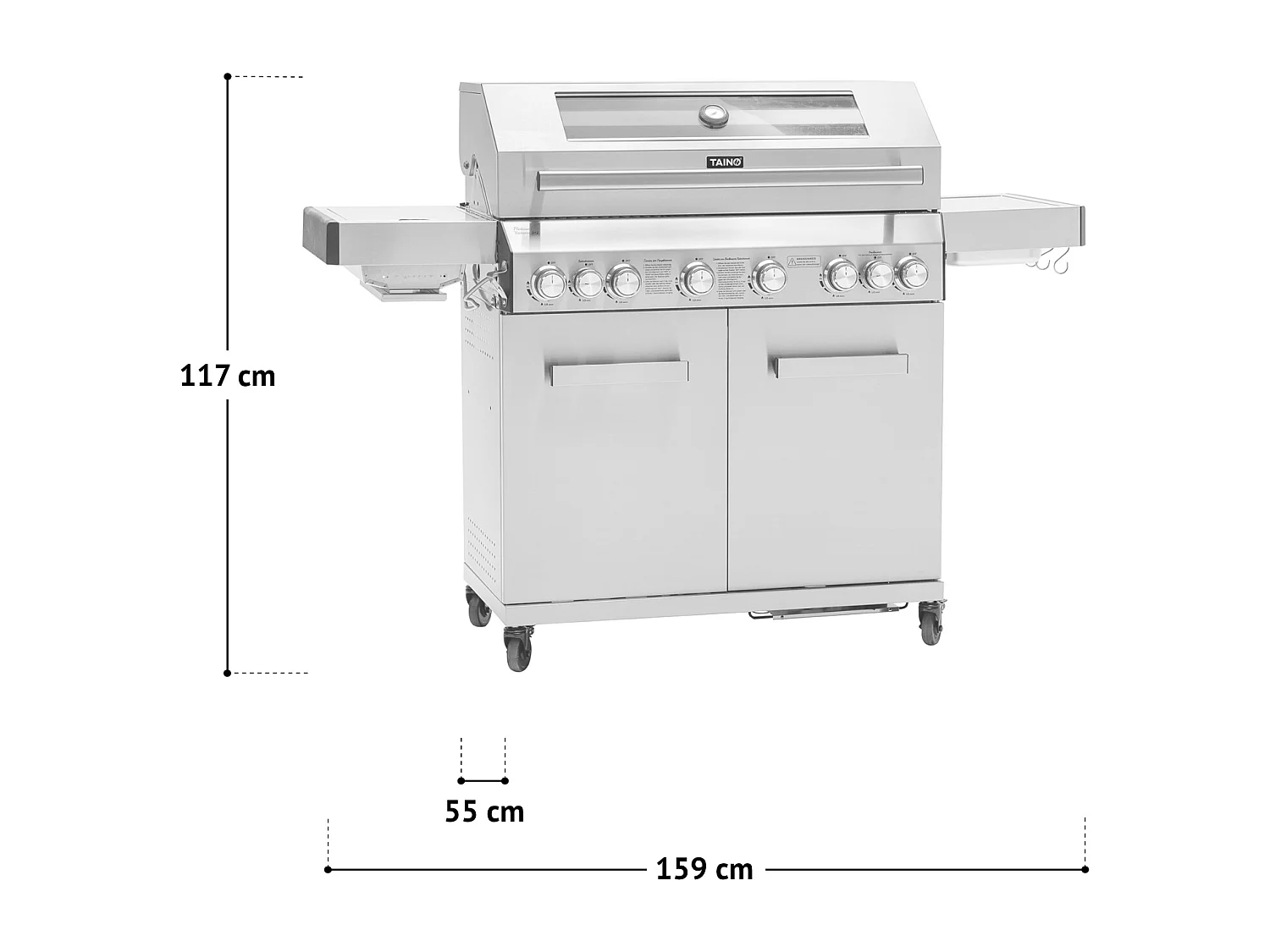 GASGRILL Platinum Yamara 6+2