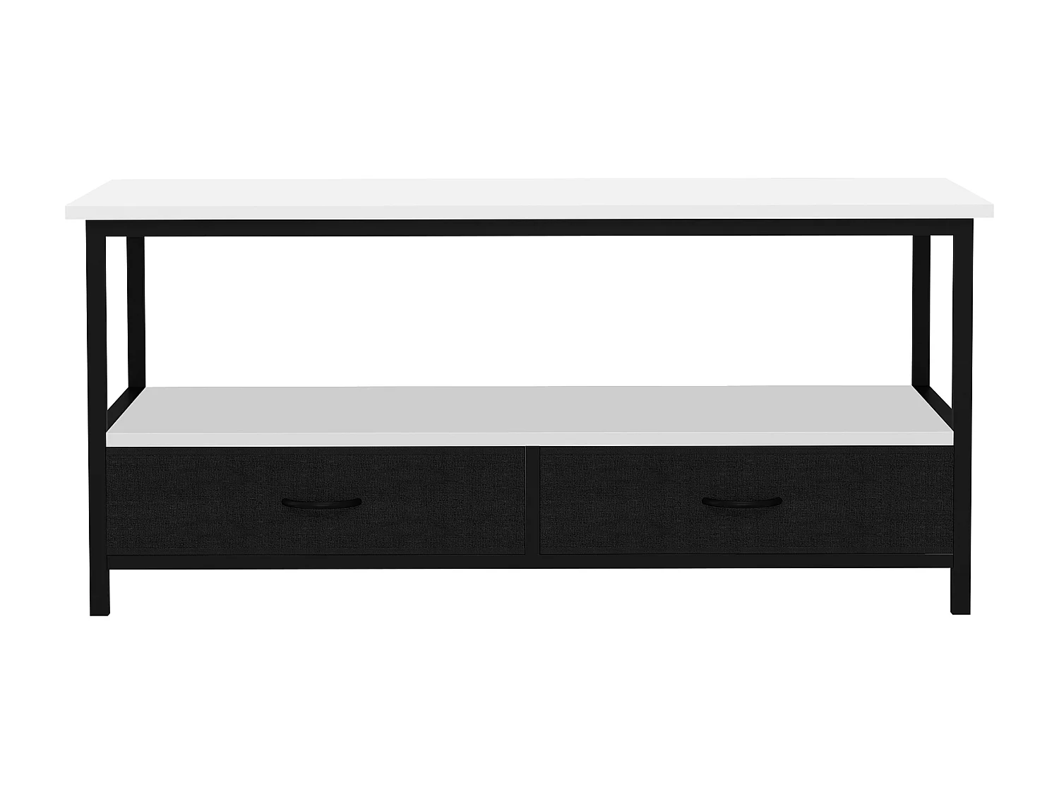 Side table & coffee table Flonila White H. 45 x W. 100 x D. 50 cm