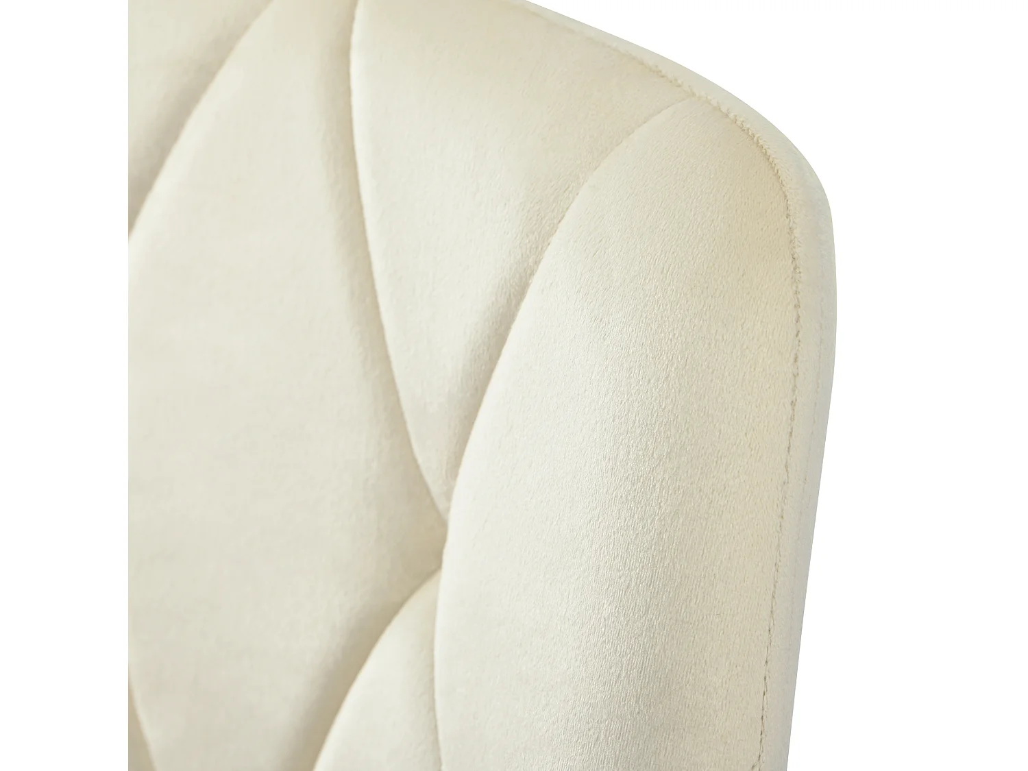 Set tavolo + 4 sedie in velluto - gambe in metallo dorato - beige