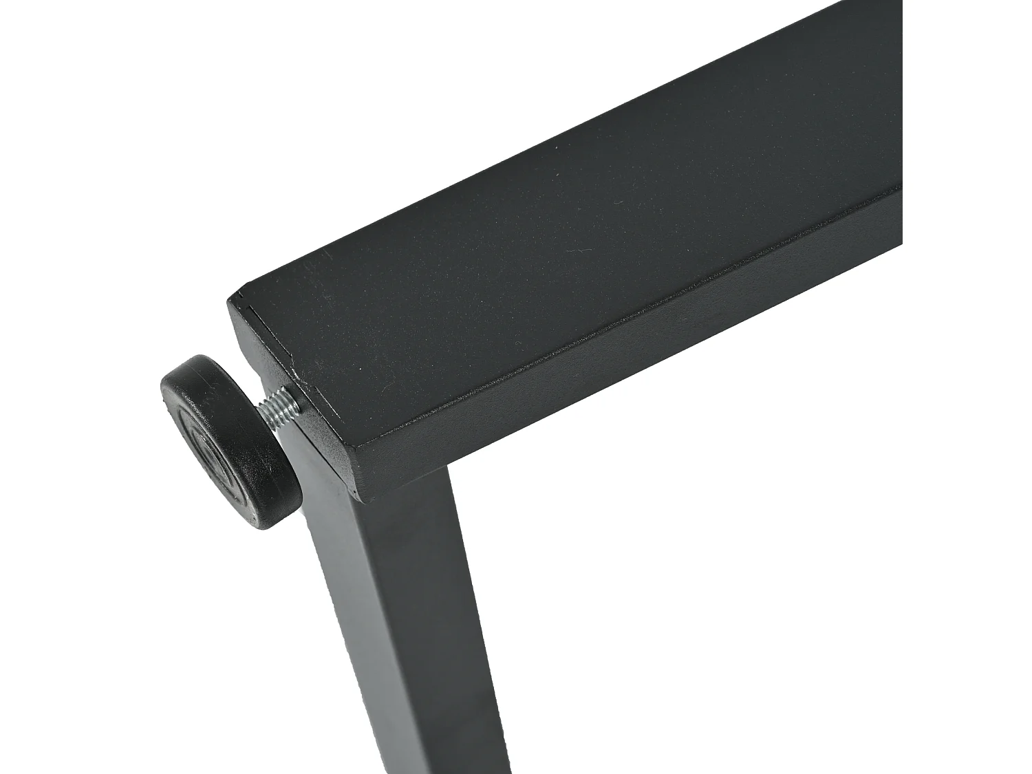 Ensemble table avec 4 chaises en velours - MDF + métal - noir