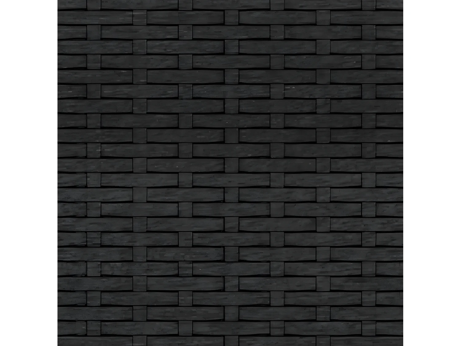 Canapés centraux de jardin et coussins 2pcs Noir Résine tressée