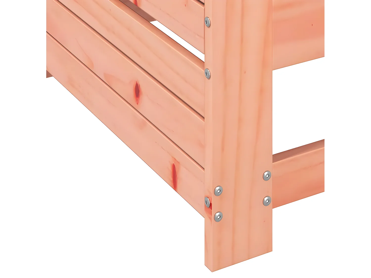 Tuinbank met armleuning en massief Douglas sparren bijzettafel