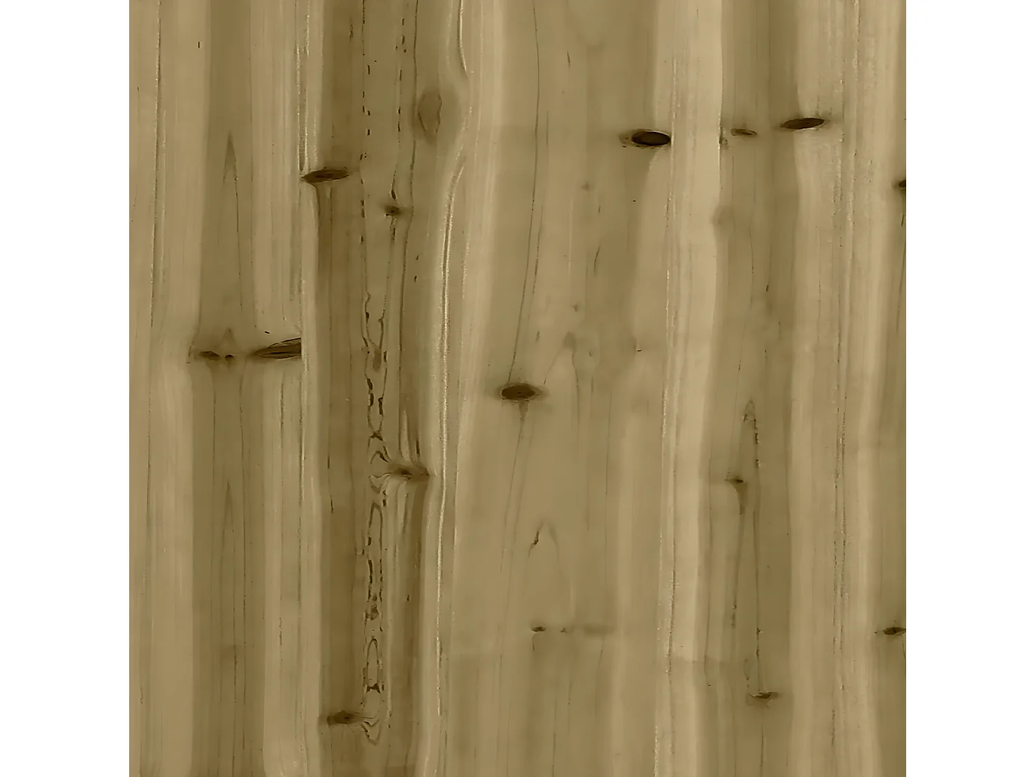 Tuinbank met armleuning en geïmpregneerd grenenhouten kussen