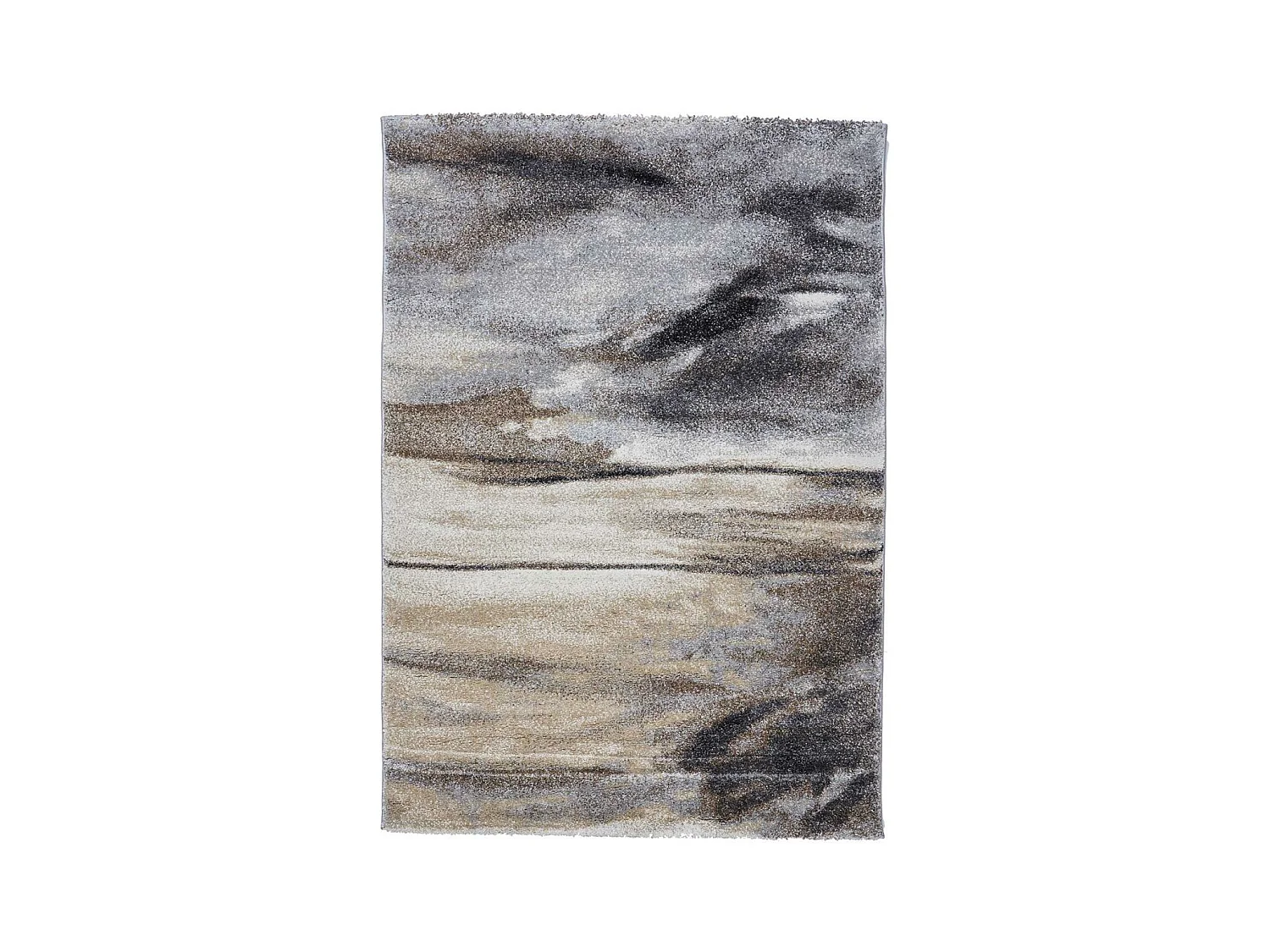 Tapis salon 80x150 cm Rectangulaire ELEGANT 20355-95 Gris Chambre adapté au chauffage par le sol