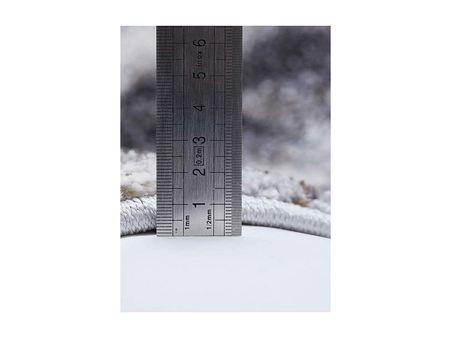 Tapis salon 80x150 cm Rectangulaire ELEGANT 20355-95 Gris Chambre adapté au chauffage par le sol