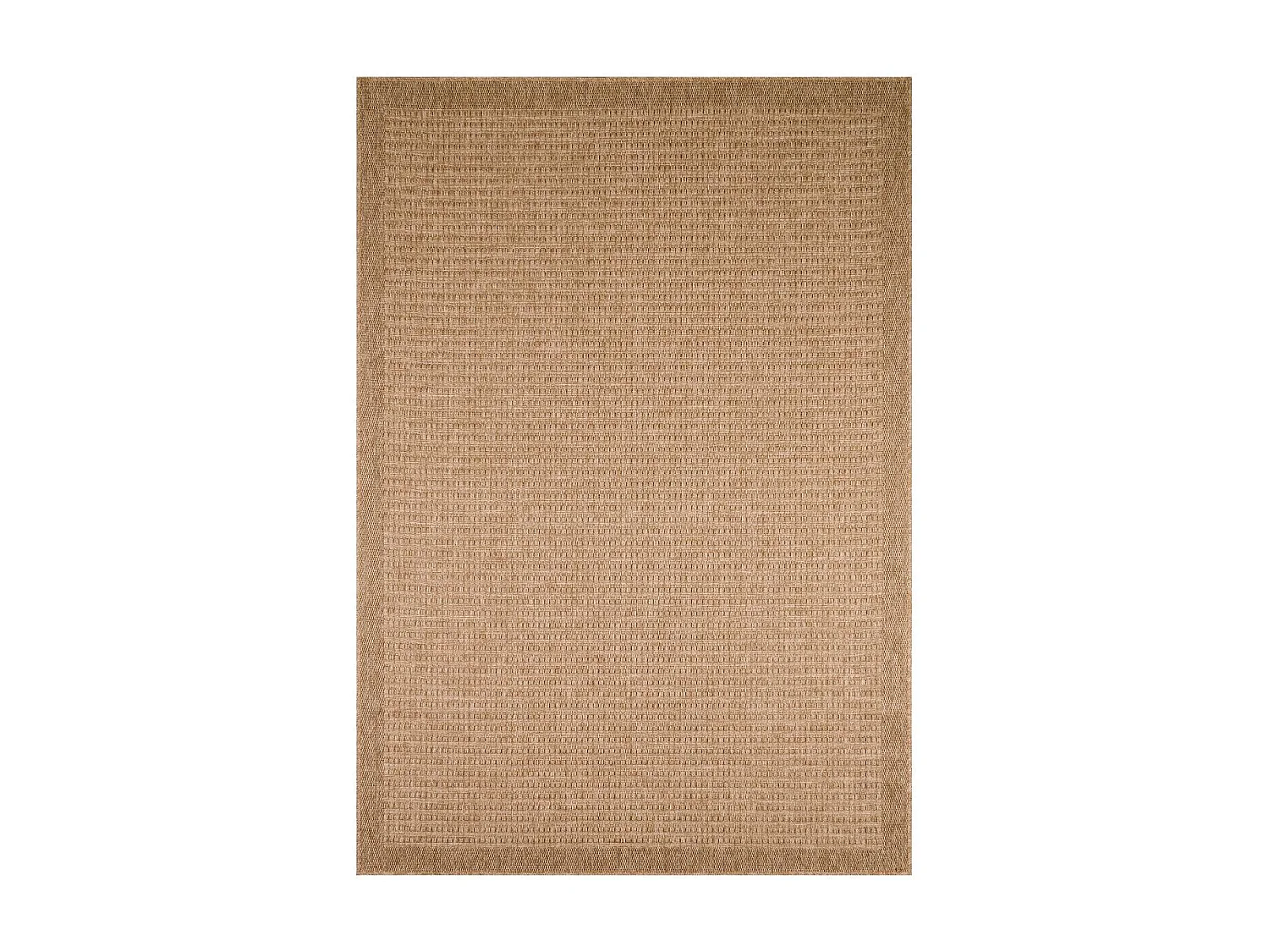 Tapis extérieur 160x230 tissé kilim beige JUTE ART