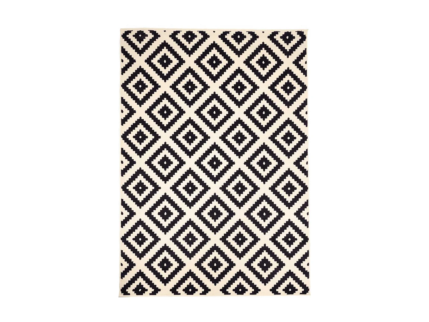 tappeto da soggiorno 200x290 tessuto rettangolo crema modello scandinavo ROMA