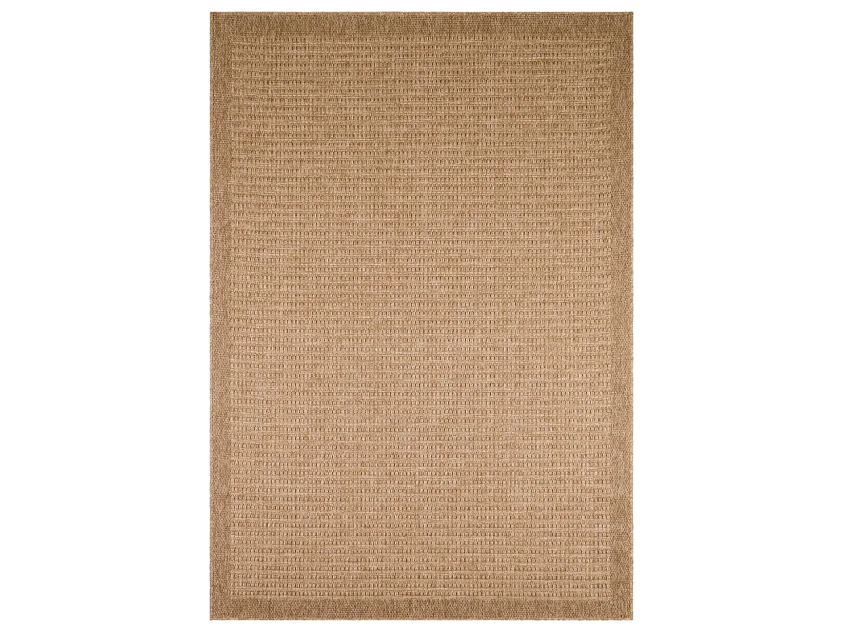 Alfombra de exterior kilim 60x90 tejida beige JUTE ART