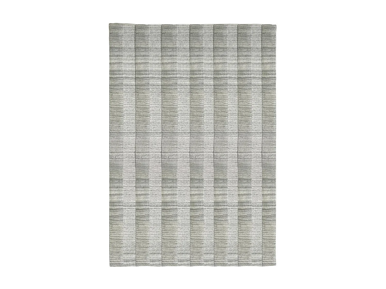 tapis salon 200x290 fait à la main en laine gris rectangle motif uni BANDA