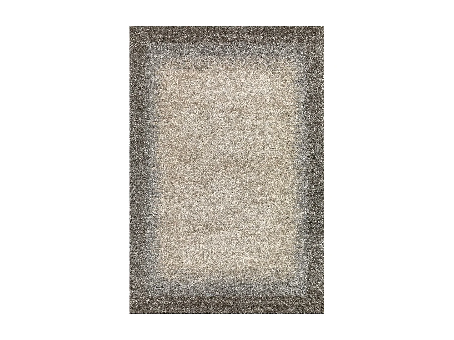 tapis salon 120x170 tissé marron rectangle motif faux uni UNILEGANT