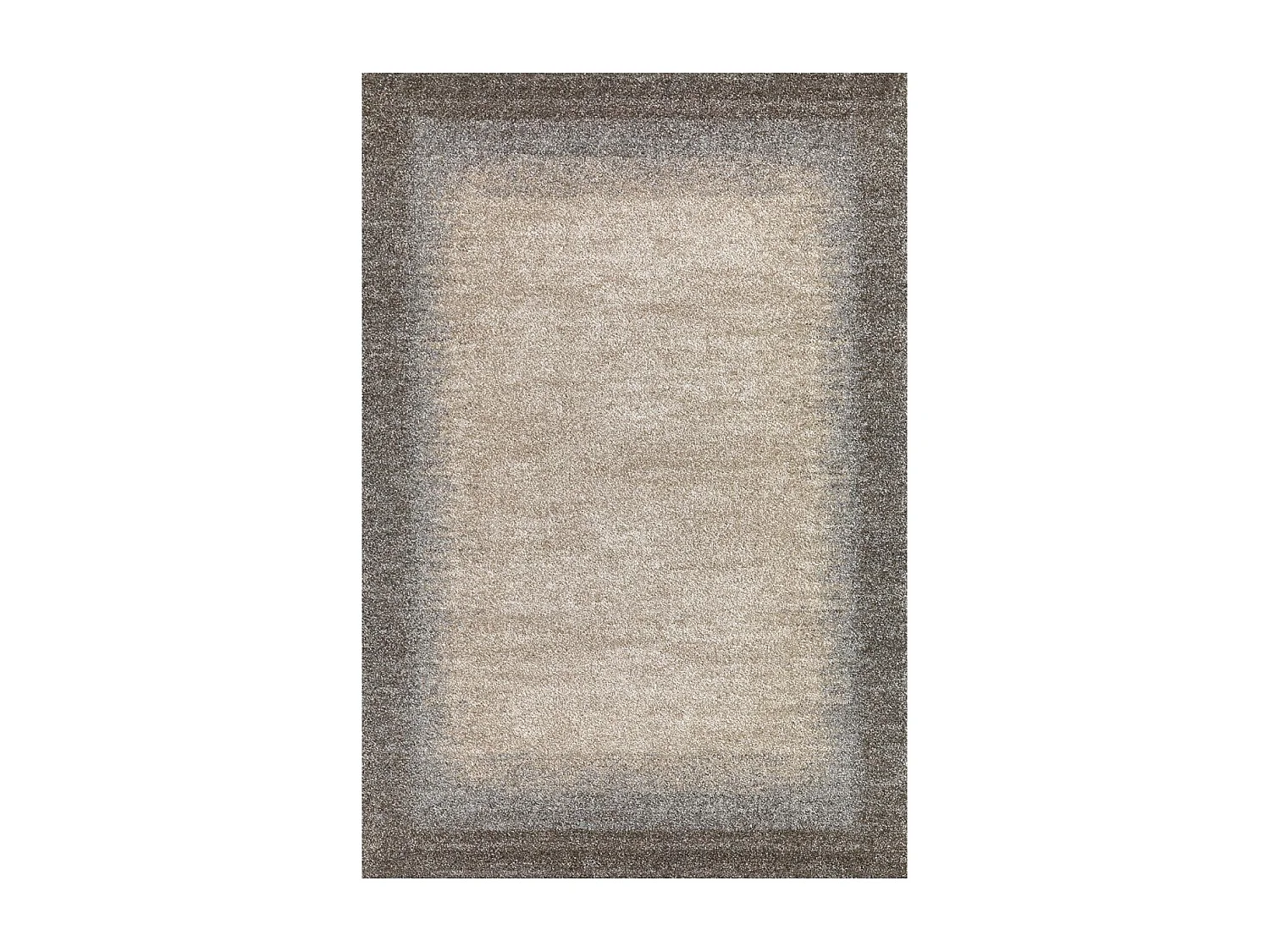 tapis salon 120x170 tissé marron rectangle motif faux uni UNILEGANT