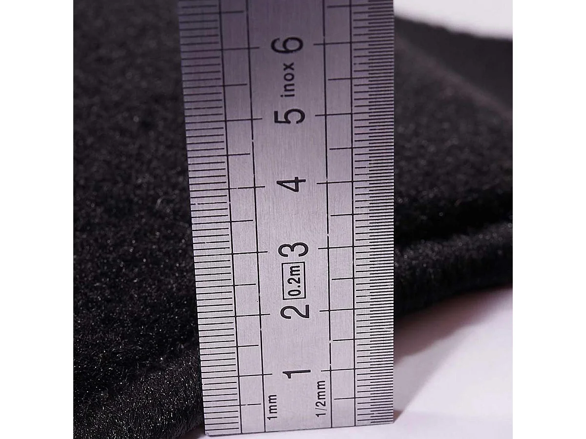 tapis chambre 80x150 tissé noir rectangle motif géométrique LYN1 DALEN