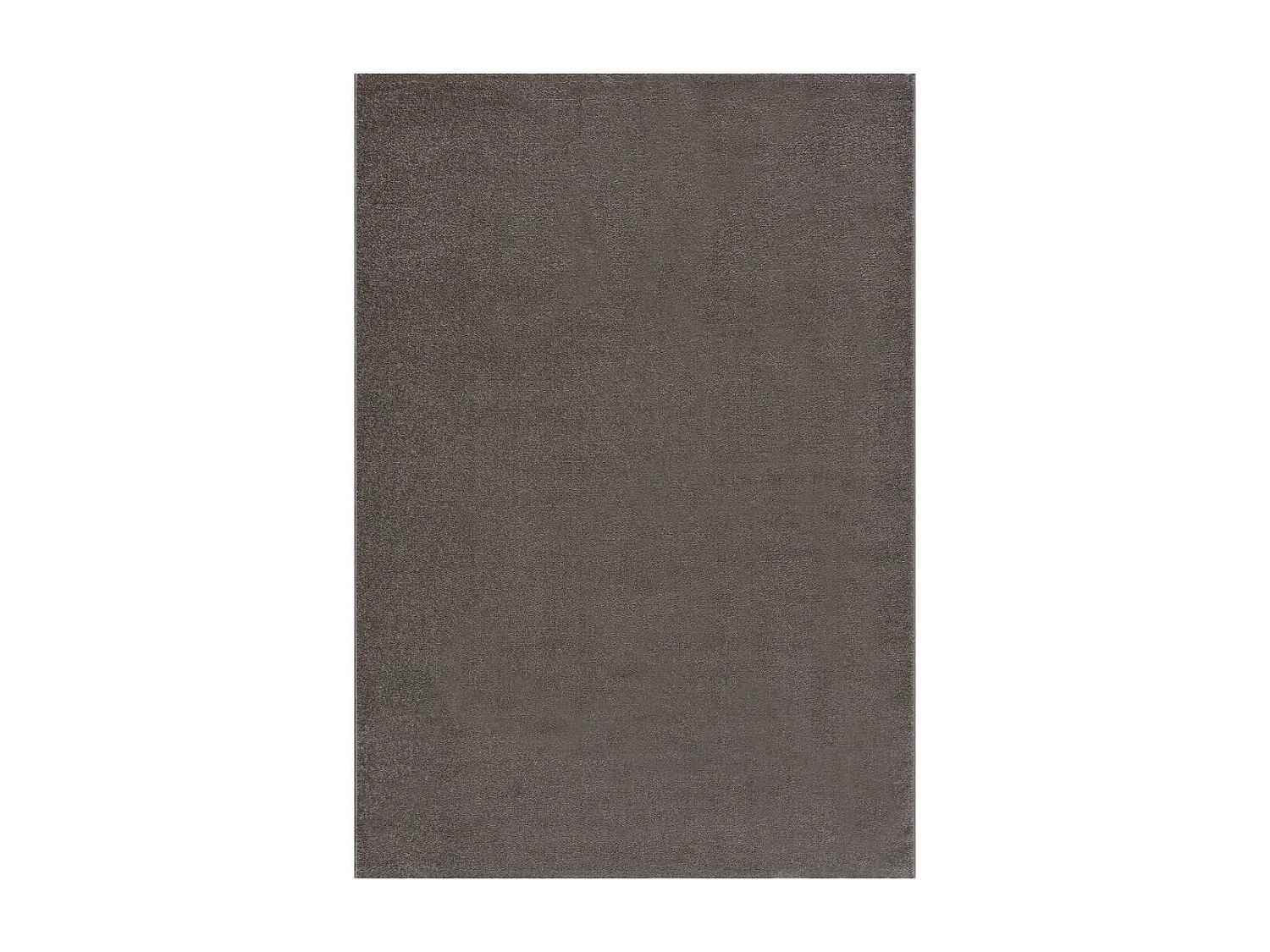 tapis entrée 60x110 tissé gris rectangle motif uni NOSSA