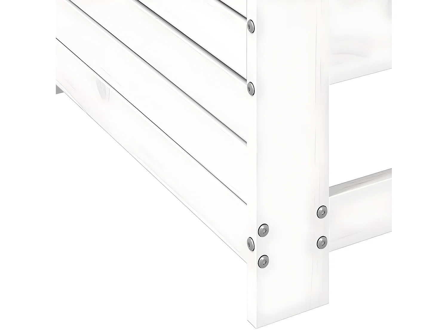 Sofá de jardín reposabrazos blanco 69x62x70,5 cm madera maciza de pino