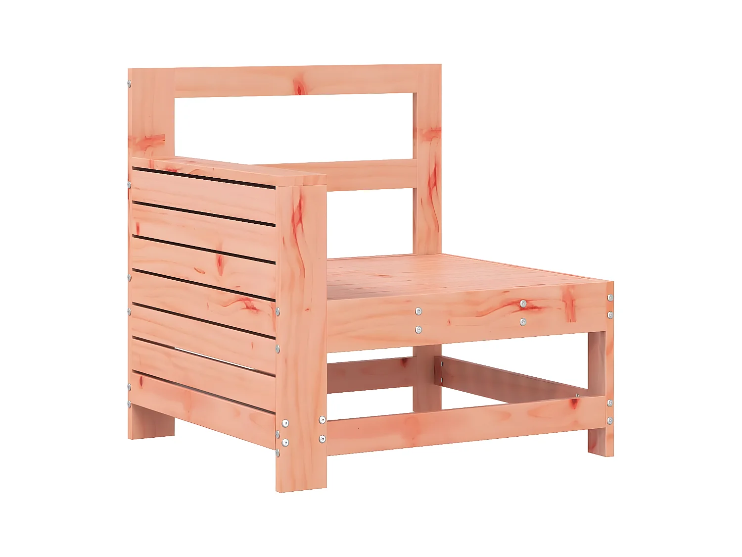 Armleuning tuinbank 69x62x70,5 cm massief Douglas dennenhout