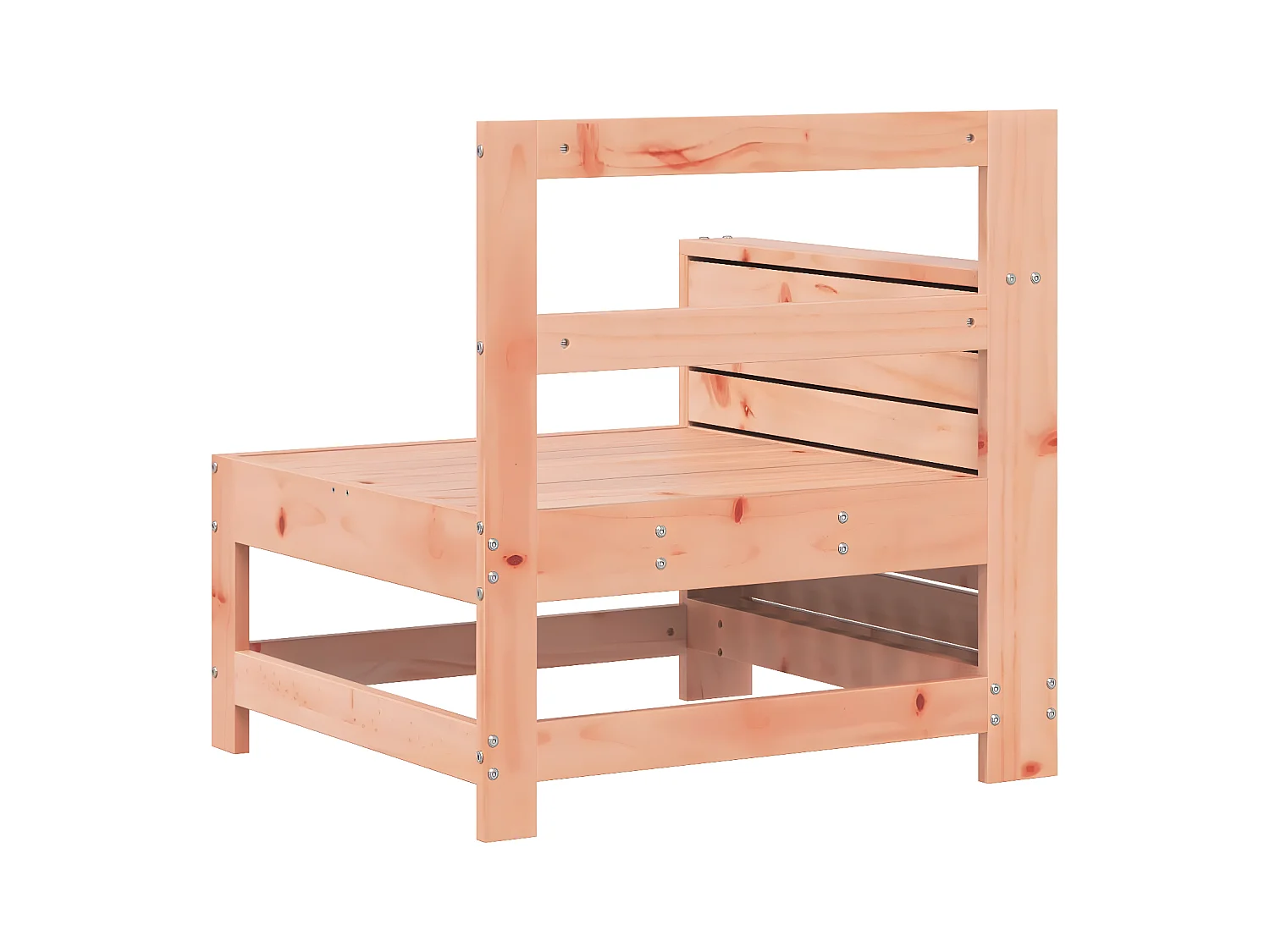 Armleuning tuinbank 69x62x70,5 cm massief Douglas dennenhout