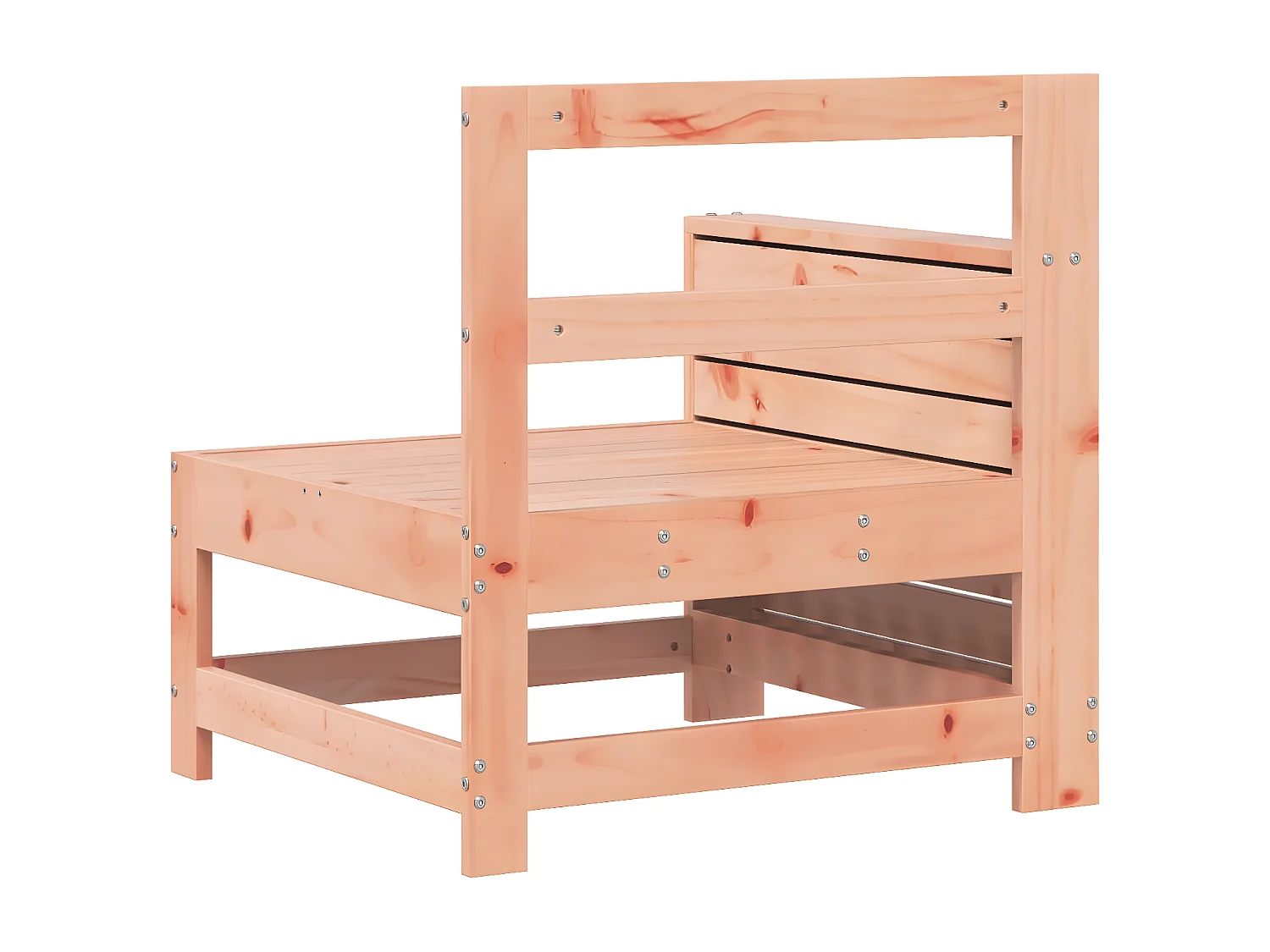 Canapé de jardin accoudoir 69x62x70,5 cm bois massif douglas